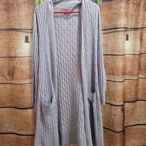 Light purple cardigan with pockets